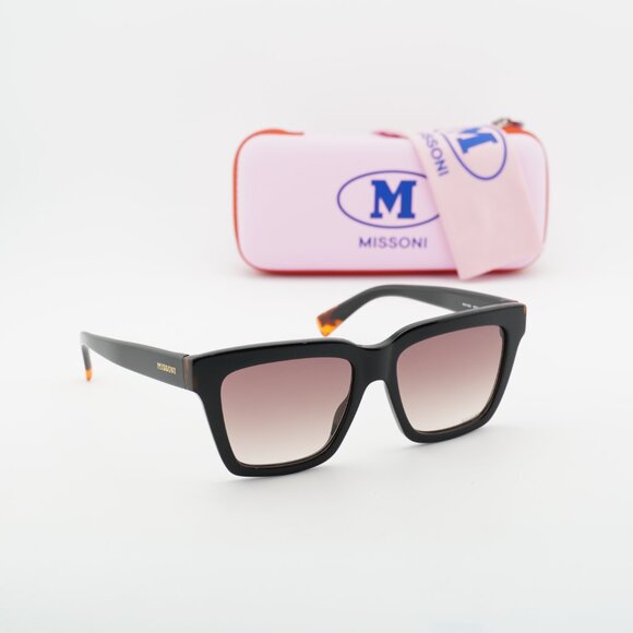 Missoni MIS 0132/S 0807 HA Square Sunglasses - Black/Brown main image 8